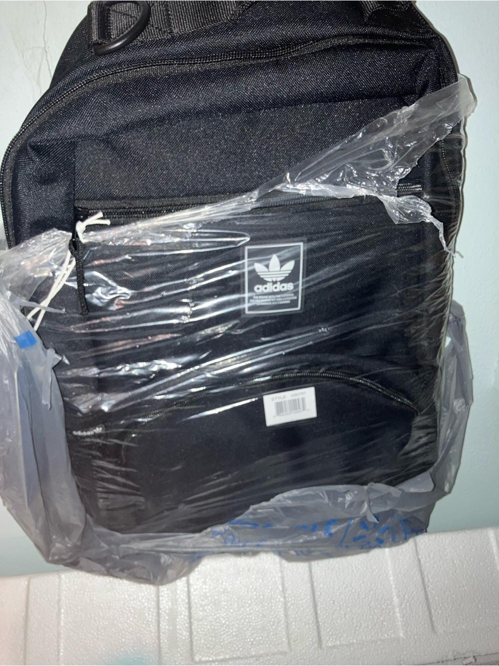 adidas Originals Black Men's Backpack with Trefoil Patch